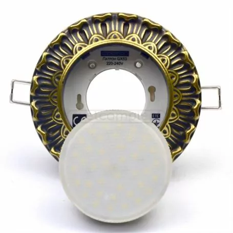 Світильник діодний LED VM-06 AB GX53 (антична латунь) Світильник діодний LED VM-06 AB GX53 (антична латунь)