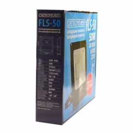 Світлодіодний прожектор FLS-50 50W 6500K 220V (чорний)