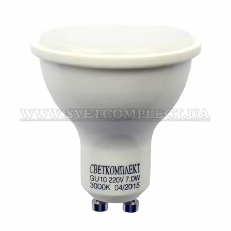 Лампа світлодіодна GU10 Е 7W 3000K 220V Лампа світлодіодна GU10 Е 7W 3000K 220V