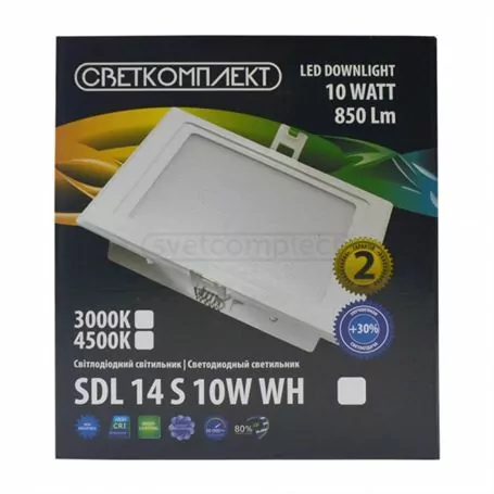 Светильник диодный SDL 14S 10W 4500К