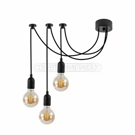 EC 203  E27 3X40W BK Чорний павук EC 203  E27 3X40W BK Чорний павук