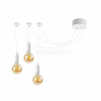 EC 203 E27 3X40W WH білий павук