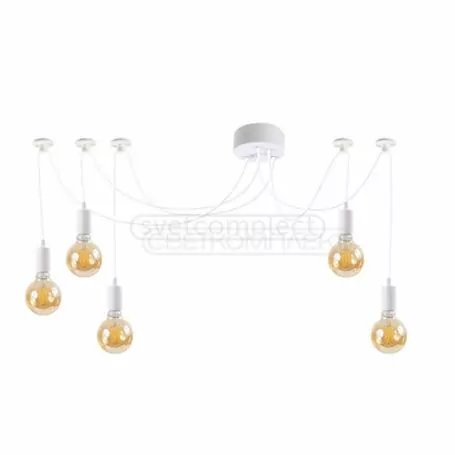 Люстра підвісна TERNAVA EC 205 E27 5X40W WH білий LIGHT SET