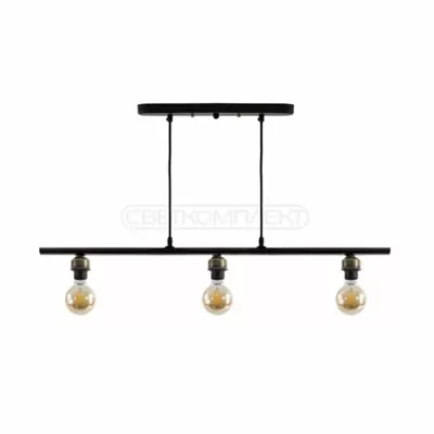 LOFT RL 413/подвес  E27 3x40W BLACK + AB