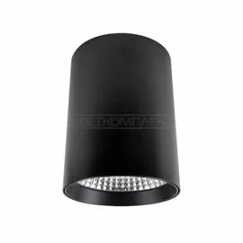 Світильник світлодіодний накладний DL-DH 18R 18W 4100K ВК Чорний матовий