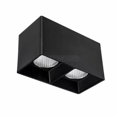 Світильник LED стельовий СВЕТКОМПЛЕК DL-SQ 102S 20W 4000K BK