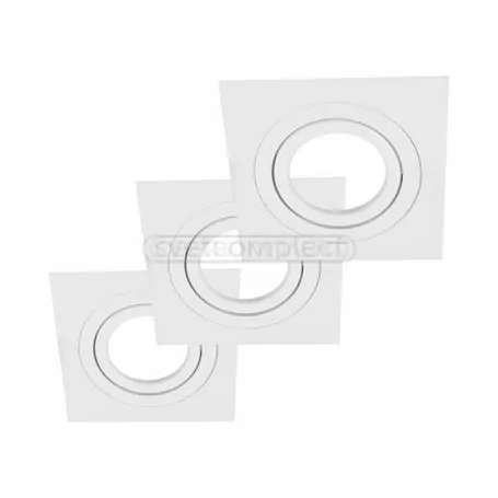 Світильник точковий СВЕТКОМПЛЕКТ HDL-AT 10 MWH Slim (1 box 3 psc) БІЛИЙ
