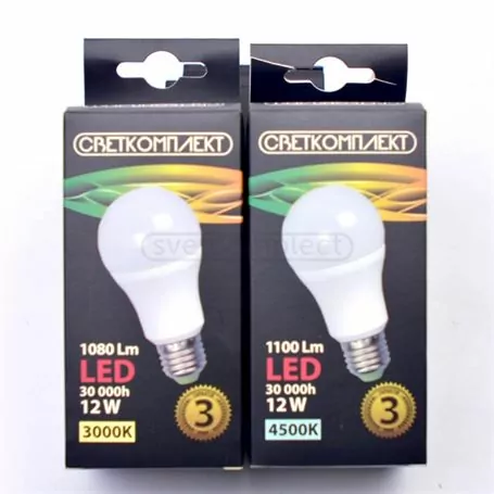 Лампа світлодіодна LED A60 E27 A 12W 4500К Лампа світлодіодна LED A60 E27 A 12W 4500К