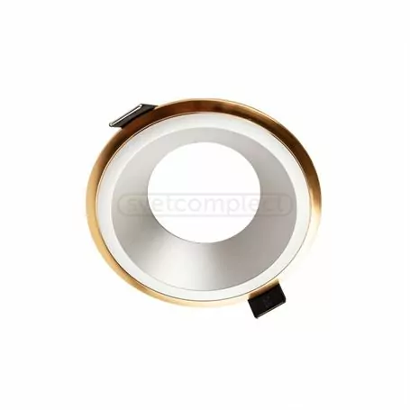 Светильник точечный СВЕТКОМПЛЕКТ AS 43 PS+G Жемчужно-серебряный + золото GU5.3