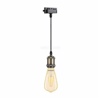 Підвіс трек СВЕТКОМПЛЕКТ LOFT 011 E27 1X40W 1м AB метал