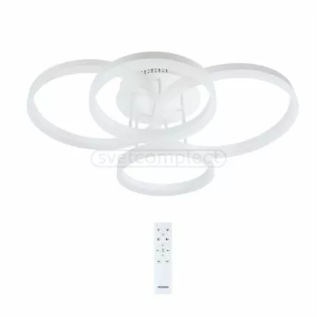 Світильник світлодіодний СВЕТКОМПЛЕКТ LED ACR DECO -4R 168W WH RC Білий з пультом ДК