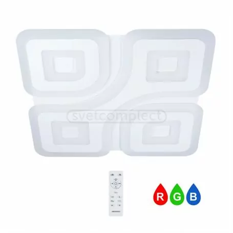 СВІТИЛЬНИК СВІТЛОДІОДНИЙ СВЕТКОМПЛЕКТ LED ACRYLIC 08S 110W RGB WH RC