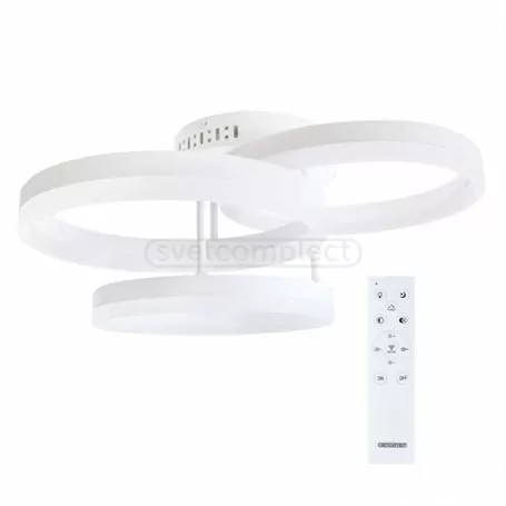 СВІТИЛЬНИК СВІТЛОДІОДНИЙ СВЕТКОМПЛЕКТ LED ACR DECO-3R 75W WH RC З ПУЛЬТОМ ДК