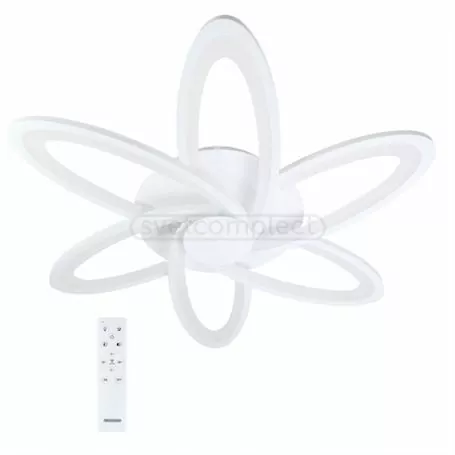 СВЕТИЛЬНИК СВЕТОДИОДНЫЙ СВЕТКОМПЛЕКТ LED ACR DECO-6FL 100W WH RC С ПУЛЬТОМ ДУ