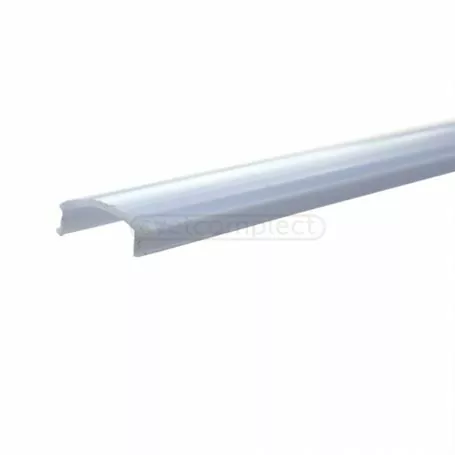 Профиль врезной 6мм. анодированный, алюминий 2м. + линза