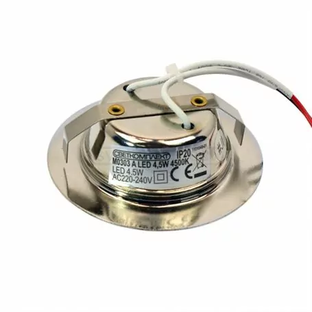 Светодиодный мебельный светильник M0303 A LED 4.5W CHR хром Светодиодный мебельный светильник M0303 A LED 4.5W CHR хром