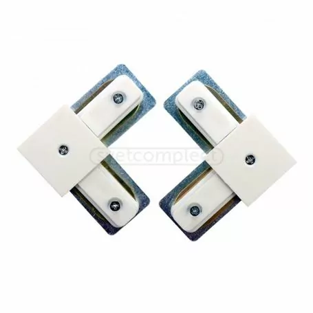 Кутовий з'єднувач 1-фазнйый HH-204-90° WH Білий