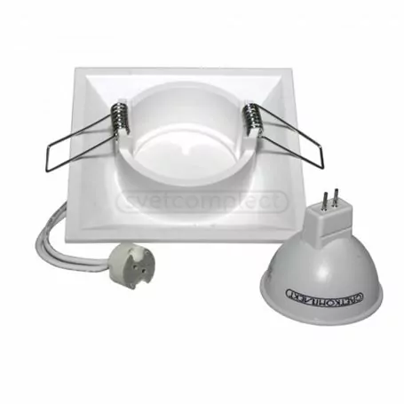 Світильник точковий LED VM-08S MR16 GU5.3 WH Світильник точковий LED VM-08S MR16 GU5.3 WH