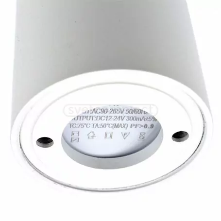 Світильник накладний точковий DL-DH 07R 7W 4100K WH