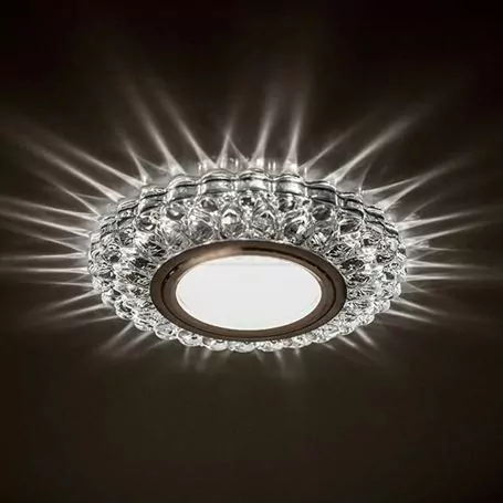 Светильник точечный декоративный LED SVC 101  CL с диодной подсветкой