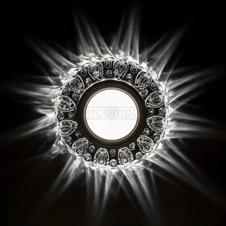 Світильник точковий LED декоративний LED SVC 102  CL з діодною підсвіткою