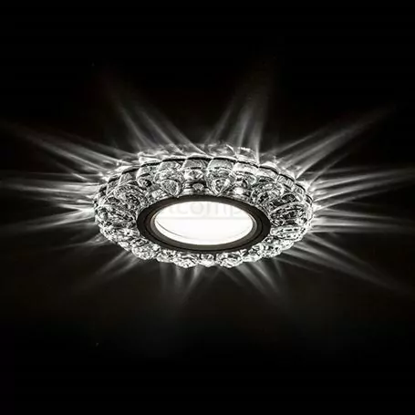 Світильник точковий LED декоративний LED SVC 102  CL з діодною підсвіткою