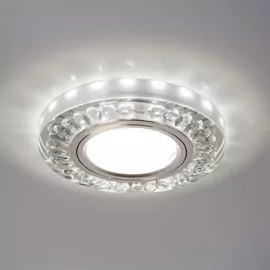 Світильник точковий LED декоративний LED SVC 902 CL+YLY з діодною підсвіткою