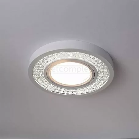 Світильник точковий LED декоративний LED SVC 951 clear+white з діодною підсвіткою Світильник точковий LED декоративний LED SVC 951 clear+white з діодною підсвіткою