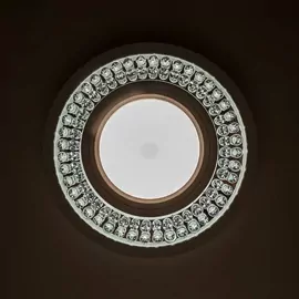 Світильник точковий LED декоративний LED SVC 951 clear+white з діодною підсвіткою