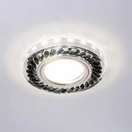 Світильник точковий LED декоративний LED SVCR 903 CL+GY з діодною підсвіткою