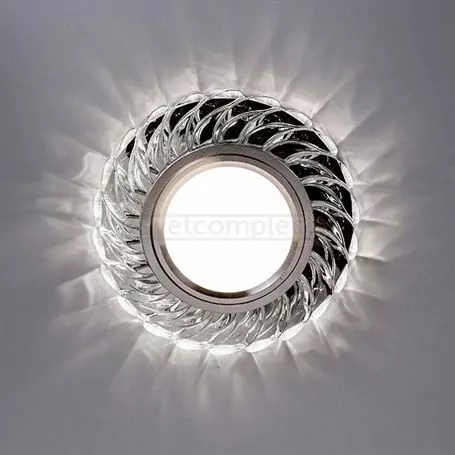 Світильник точковий LED декоративний LED SVC 104  CL з діодною підсвіткою