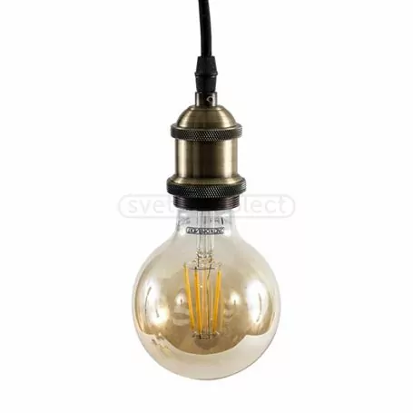 Подвес Loft 011 E27 1x40W AB Бронза 1М Метал