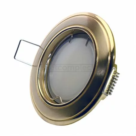 Світильник точковий HDL-DS 02 SG/G сатін-золото/золото Світильник точковий HDL-DS 02 SG/G сатін-золото/золото