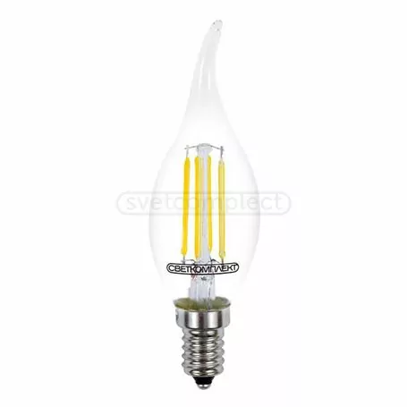 Лампа світлодіодна LED FLCA35 E14 4w 3000K Filament 220-240V