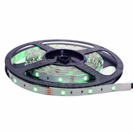 Стрічка діодна 5050, 30 діодів/м, 12V, RGB