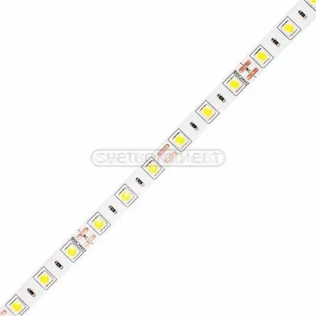 Лента диодная 5050, 60 диодов/м,24V, 6000K (цвет белый)