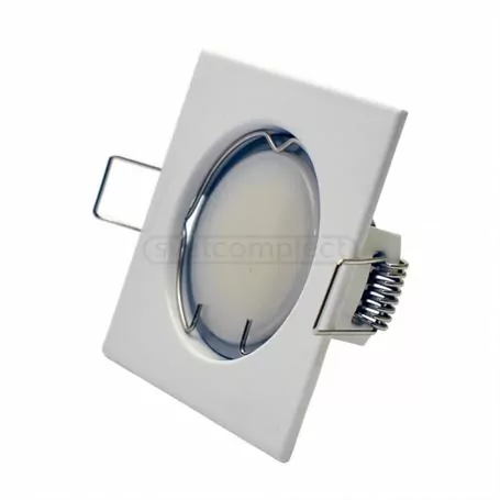 Світильник точк. гал. DS 10 WH (12V/220V, G5.3, 50W)