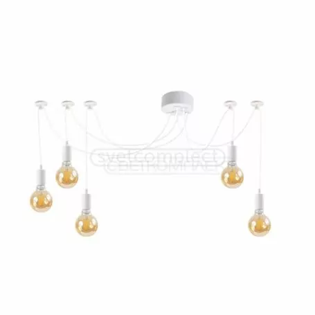 Люстра підвісна TERNAVA EC 205 E27 5X40W WH білий LIGHT SET