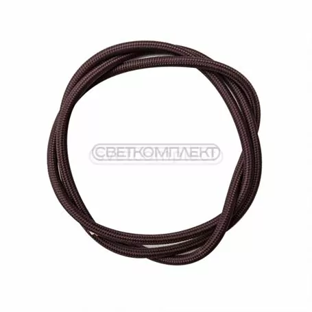 Кабель ПВС 2*0,5 в тканинній обмотці ППВТ коричневий