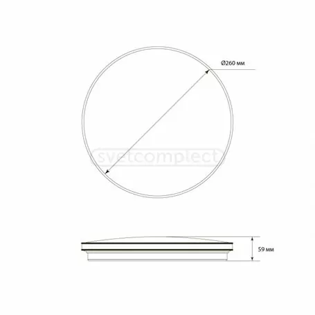 Світлодіодний світильник LEGGERA SKY-R 18W TX