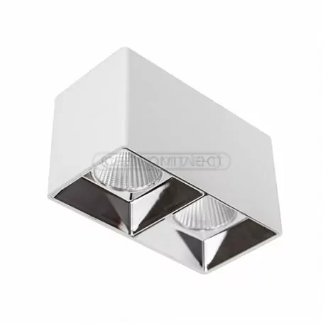 Світильник LED стельовий СВЕТКОМПЛЕК DL-SQ 102S 20W 4000K WH