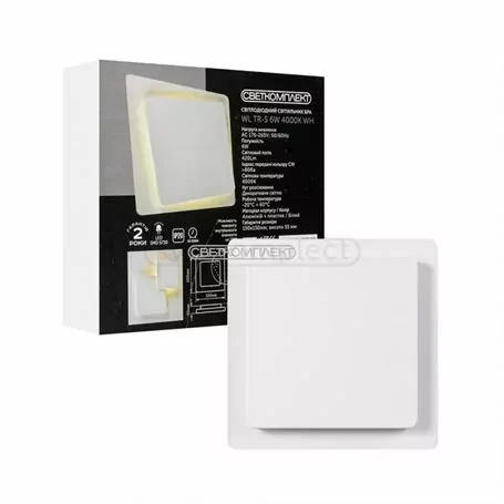 Бра LED СВЕТКОМПЛЕКТ WL TR-S 6W 4000K WH