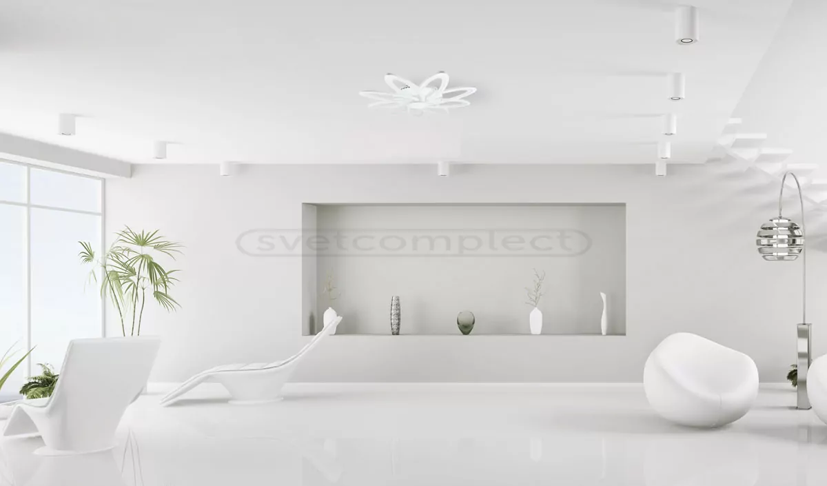 Світильник світлодіодний СВЕТКОМПЛЕКТ LED ACR DECO -9FL 150W WH RC Білий