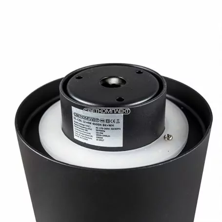 Светильник LED Накладной СВЕТКОМПЛЕКТ  DL-CDL 12+4W 4000K BK+WH