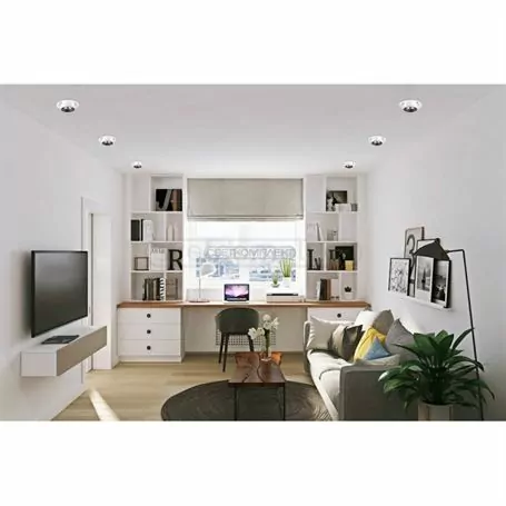 Светильник точечный СВЕТКОМПЛЕКТ DL-DPH 12R 12W  4100K WH