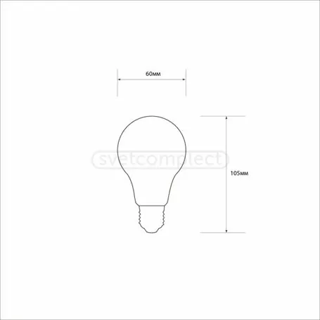 Лампа LED СВЕТКОМПЛЕКТ VINTAGE F FLA60 E27 8W 4500K FIL Лампа LED СВЕТКОМПЛЕКТ VINTAGE F FLA60 E27 8W 4500K FIL