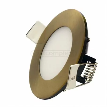 Светильник диодный DL 04 LED 4W R 6000K АВ бронза