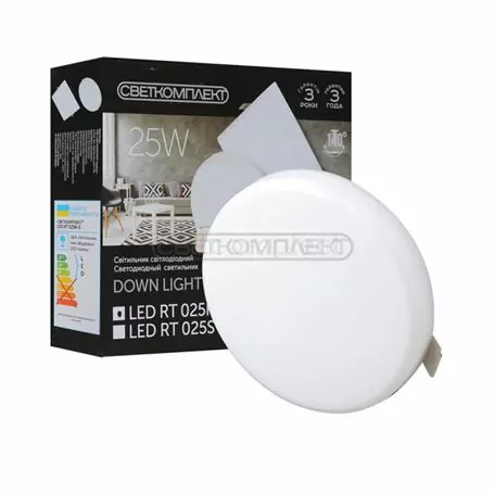 Світильник LED Светкомплект RT 025R 25W 6000K