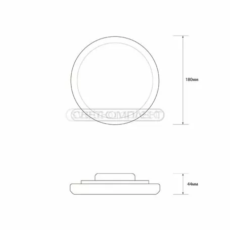 Світильник LED Светкомплект RT 025R 25W 6000K