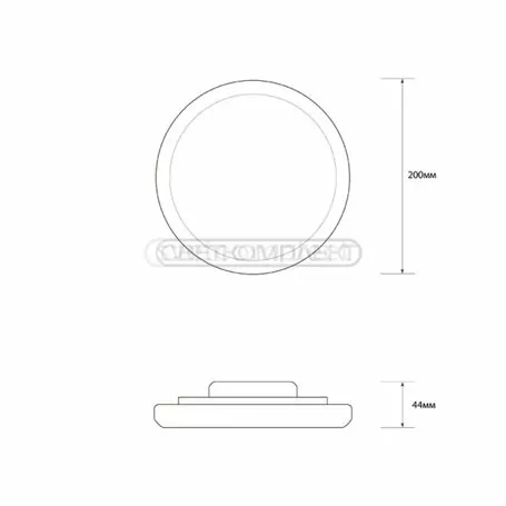 Світильник LED Светкомплект RT 030R 30W 6000K